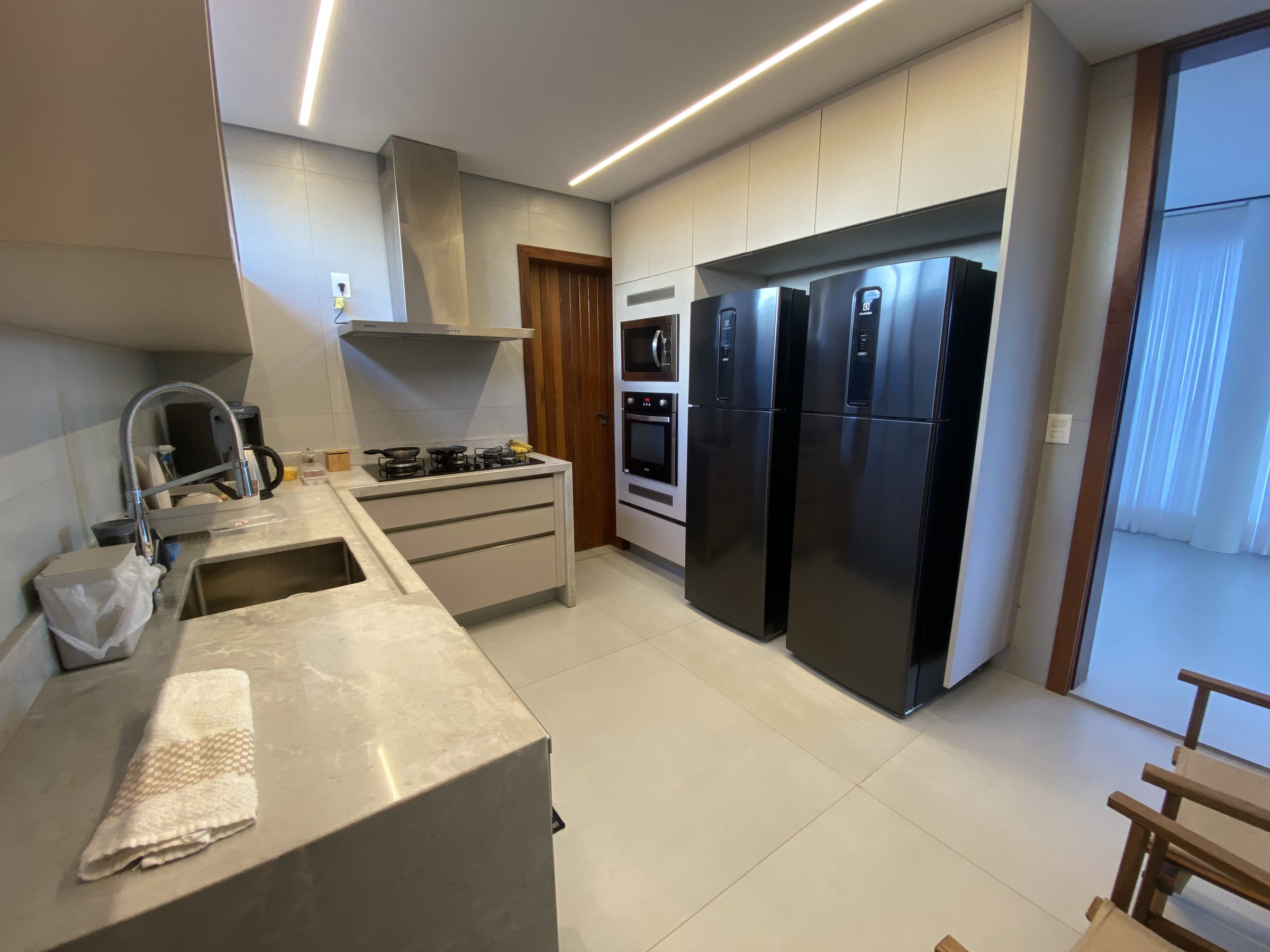 Ângulo da cozinha gourmet