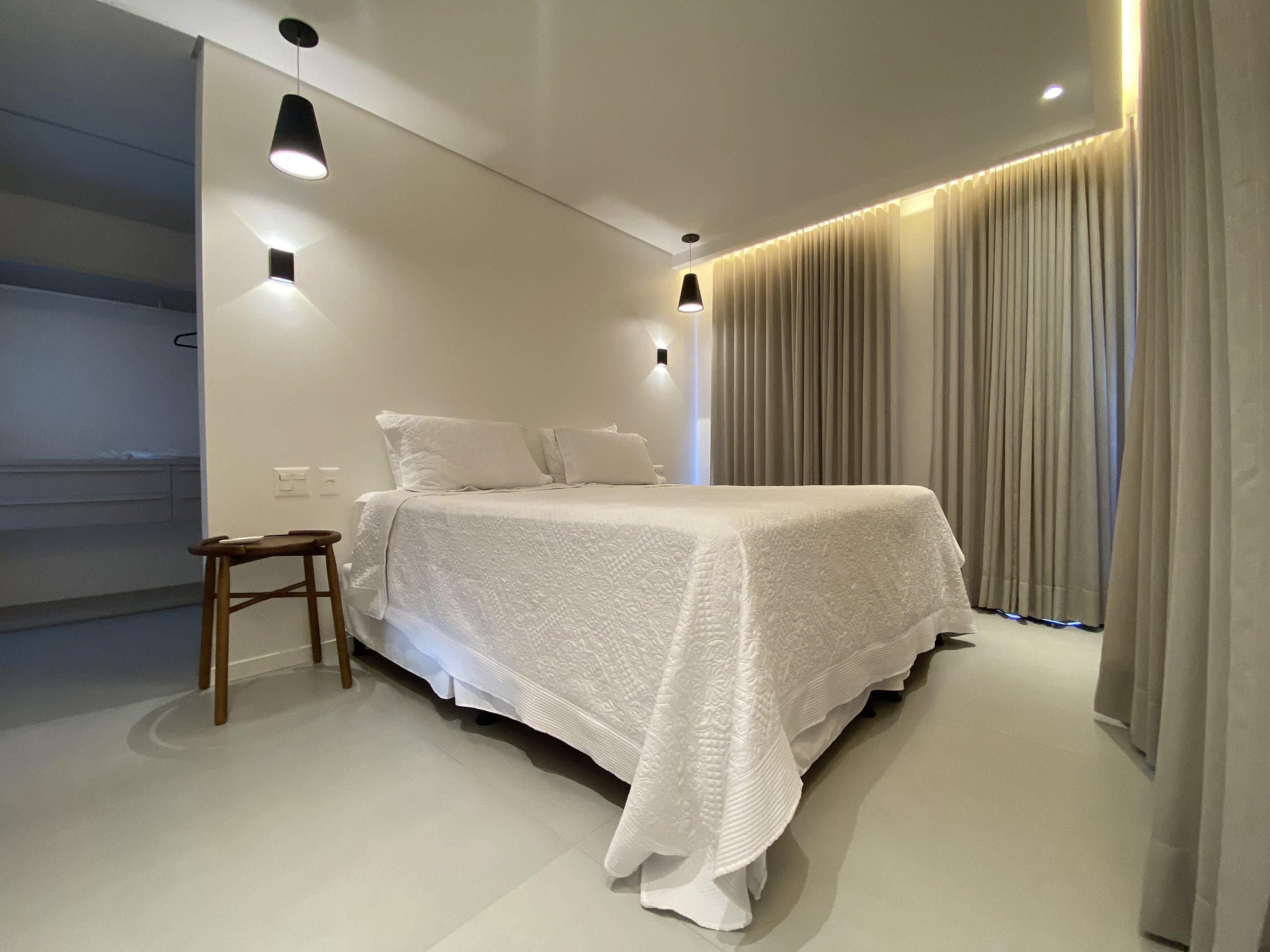 Suíte master da casa PalmView